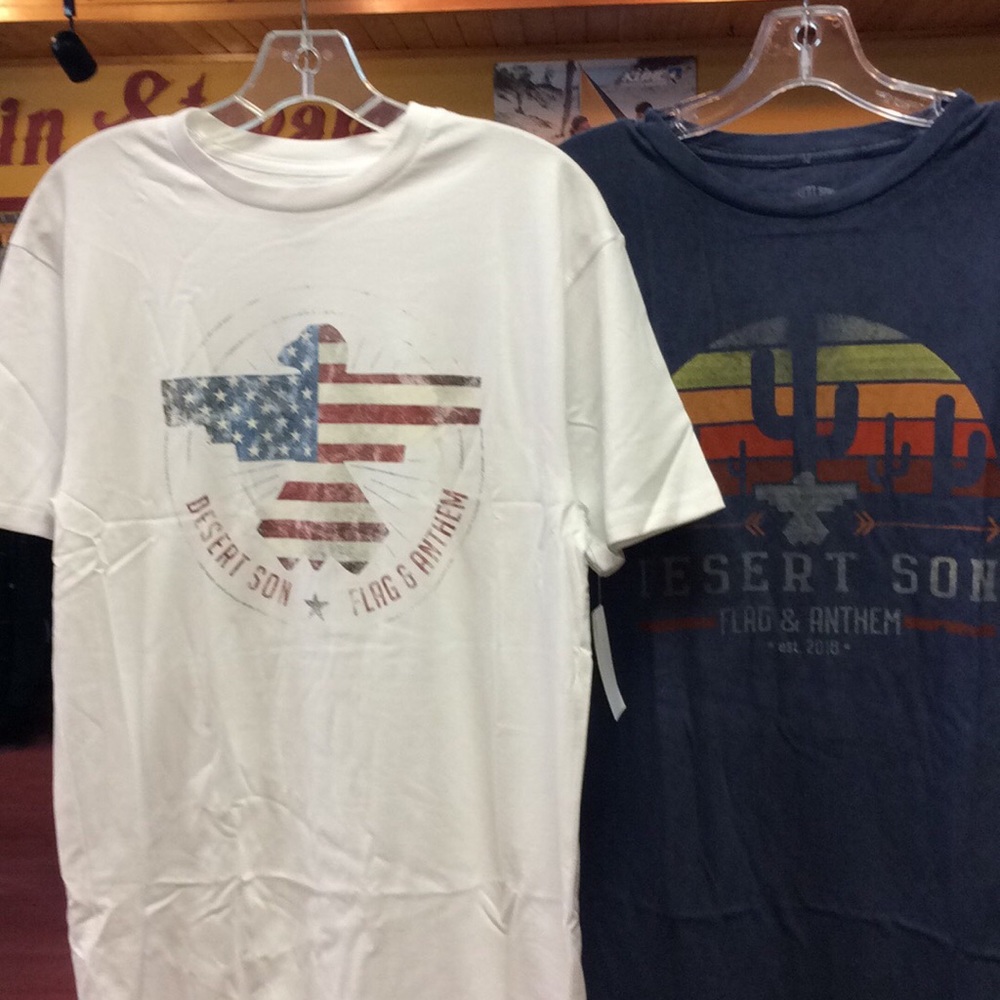 Desert son tees by Dirks Bentley. Blue only